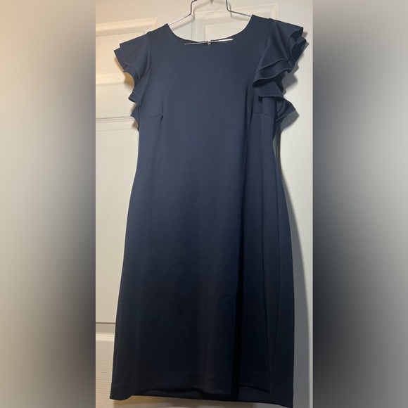 Tommy Hilfiger Women's Flutter Sleeve Scuba Dress - Picture 4 of 7